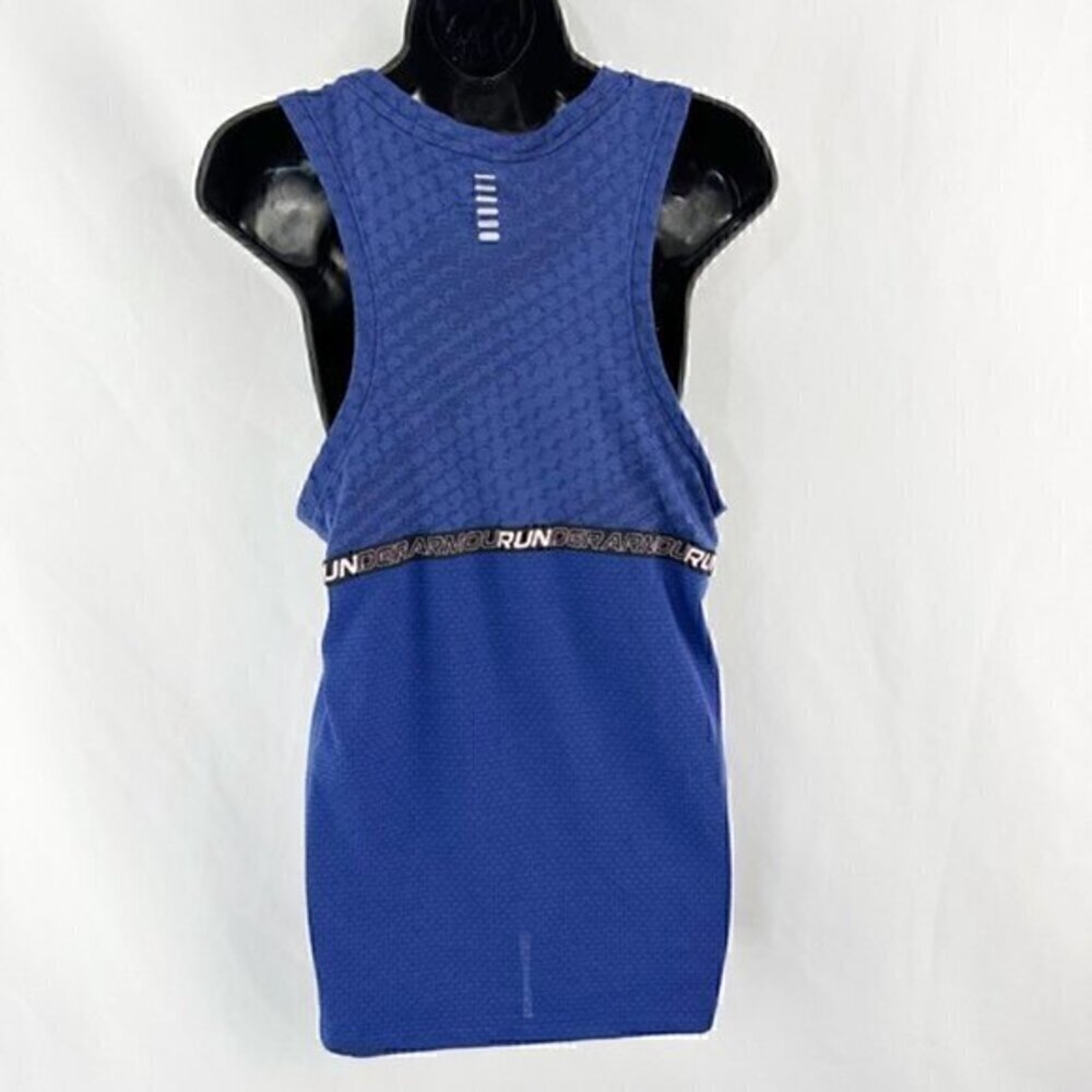 Under Armour The Streaker Tee Activewear‎ Workout Tank Top Blue Size  Small - Picture 4 of 8